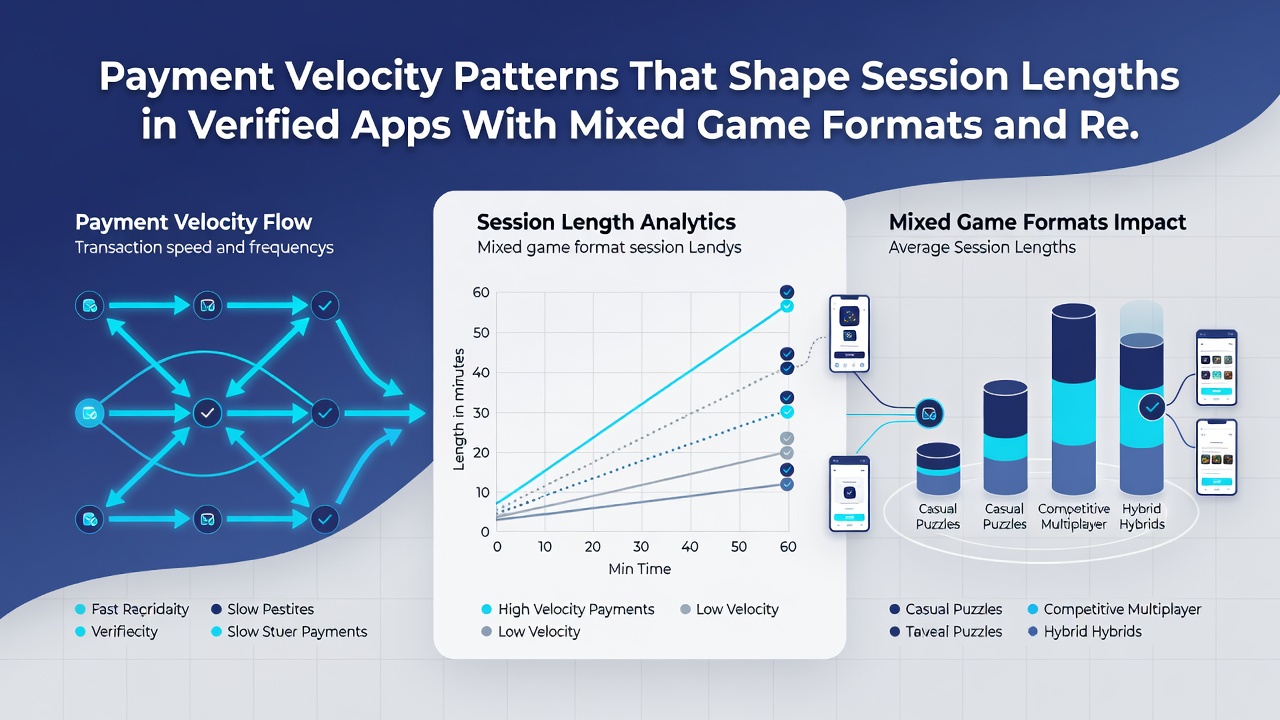 Analytics graphs displaying correlations between payment processing times and extended user sessions in reward-driven applications